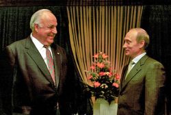 Helmut Kohl und Vladimir Putin, 15. Juni 2000