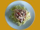 Nudeln mit würzigem Lachsragout