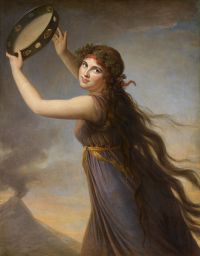 Bild 1: Lady Hamilton als Bacchantin, Gemälde von Élisabeth Vigée-Lebrun, 1790–1791