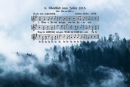 Blaue Nebel steigen