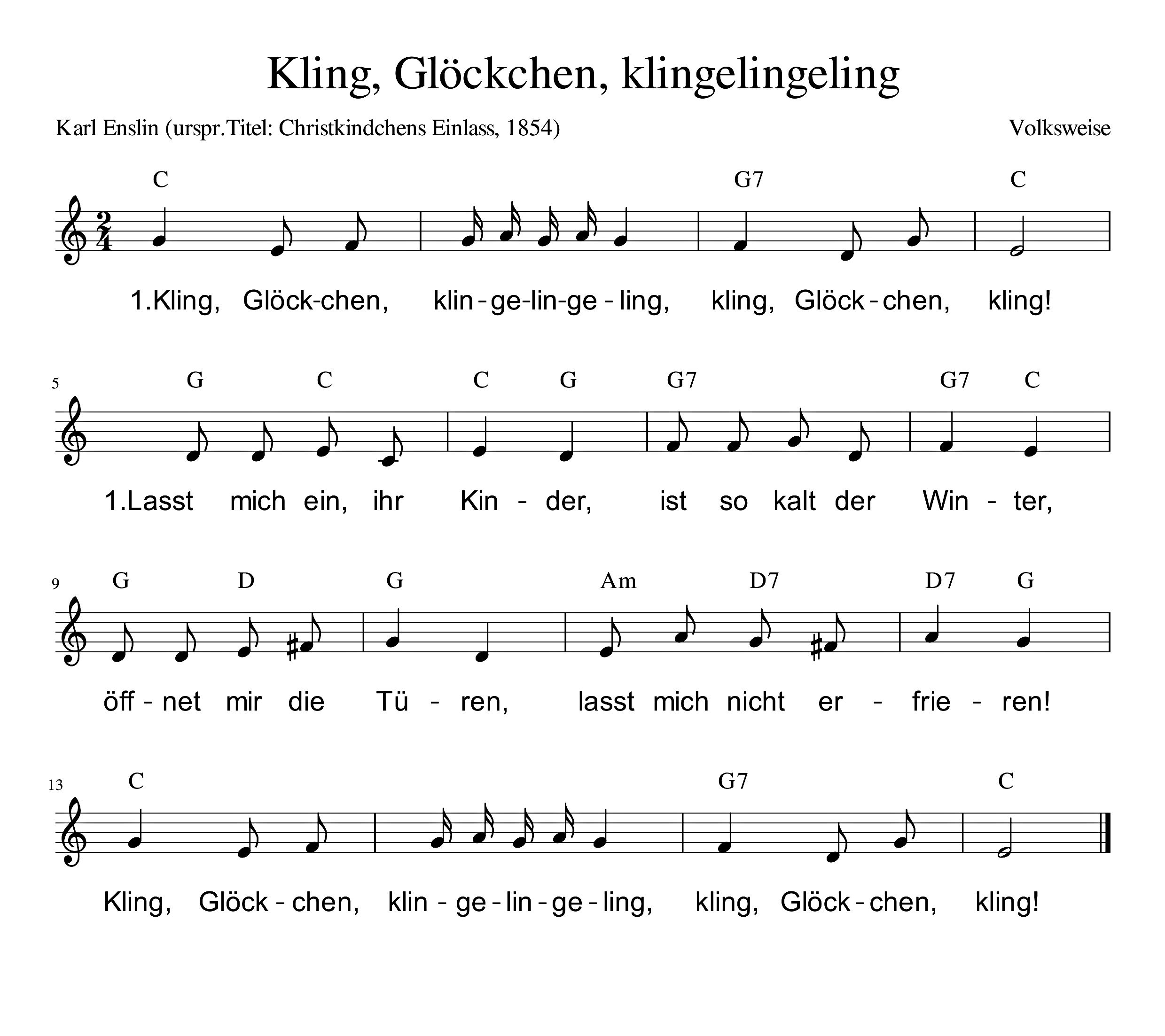 Немецкие песни час. Kling Glöckchen klingelingeling текст. Kling Glöckchen текст. Немецкая песня Ноты. Немецкая песенка Ноты.
